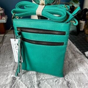 Nina Multi Zipper Crossbody Bag